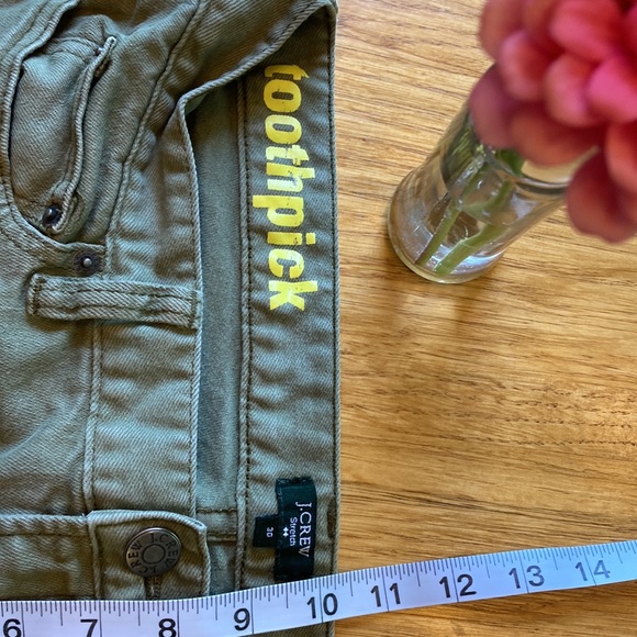 J.Crew Toothpick Stretch Jeans. Sz. 30 - Picture 3 of 8